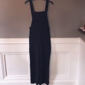 Black overalls